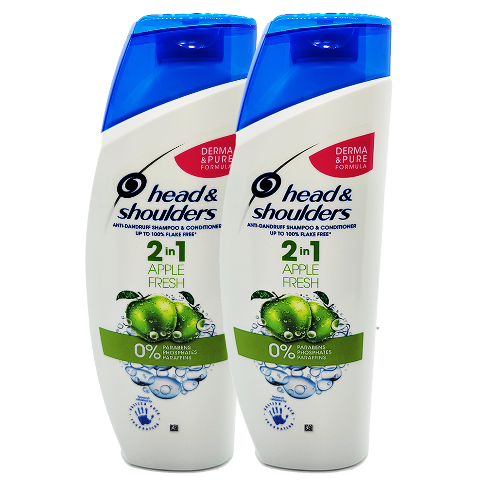 2in1 Apple Fresh 500 ml.Anti-Dendruff Shampoo up to 100% Flake Free - Image 2