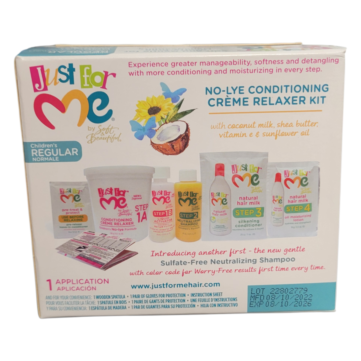 No-Lye Conditioning Creme Relaxer Kit No Parabens Phthalates REGULAR - Image 3