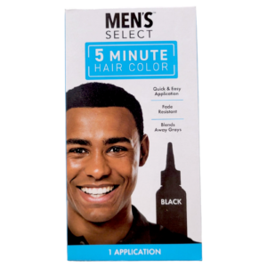 5 Min Men's Black Hair Dye - Long-Lasting Formula MensHairColor. PermanentDye