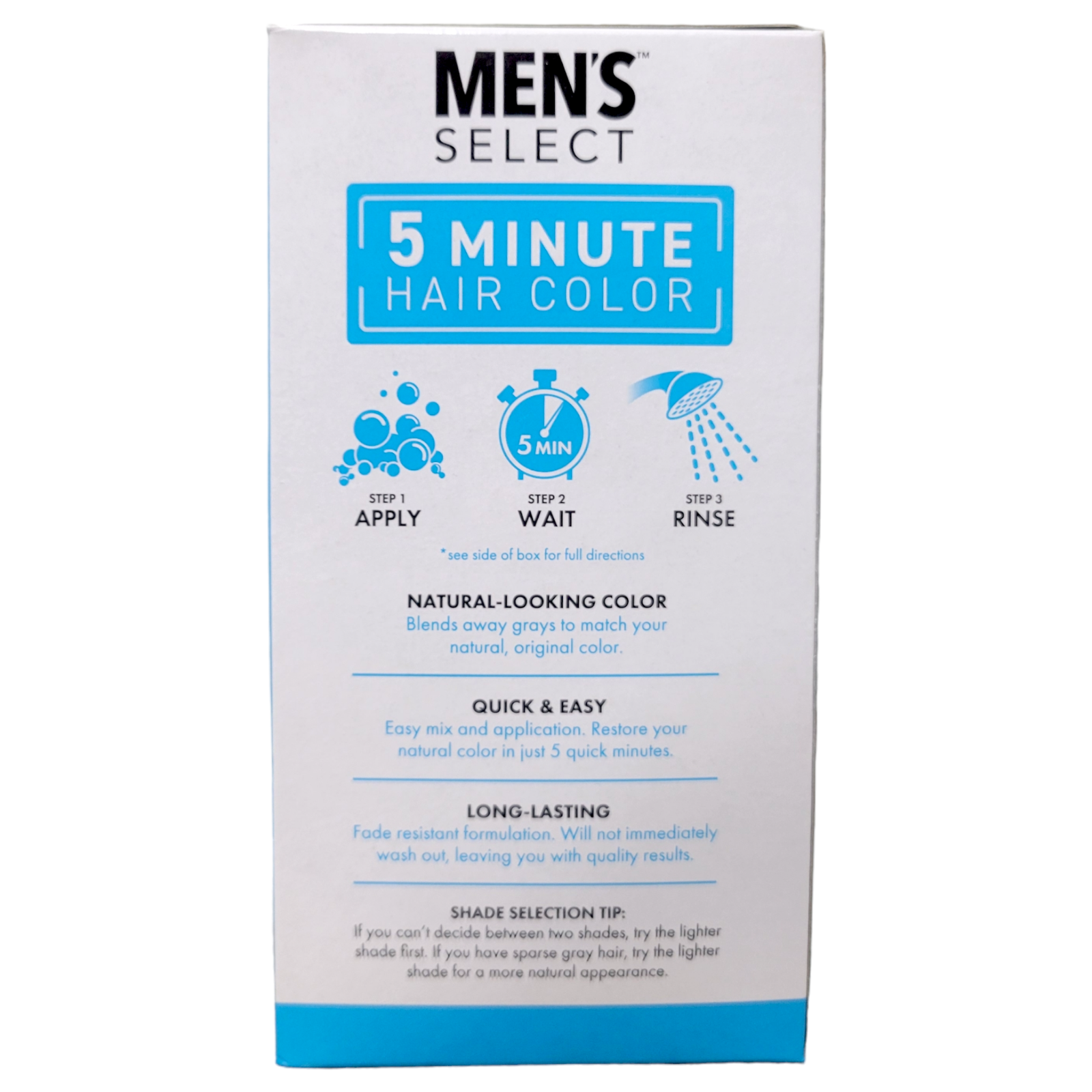 5 Min Men's Black Hair Dye - Long-Lasting Formula MensHairColor. PermanentDye - Image 6