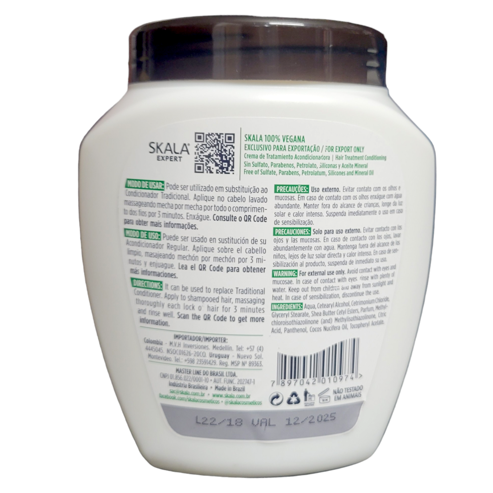 Skala Coconut Oil Hair Treatment Cream, 1000 g - Image 5