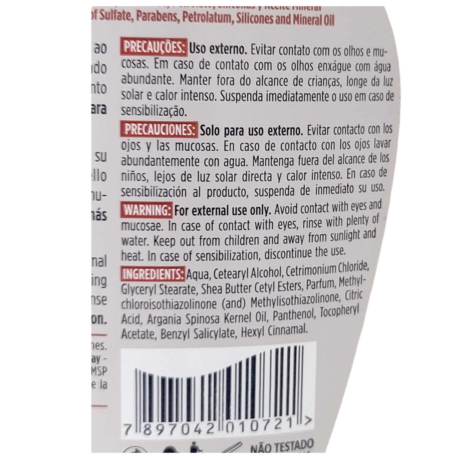 Skala Expert Óleo de Argan Hair Treatment Cream, 1000 g - Image 4