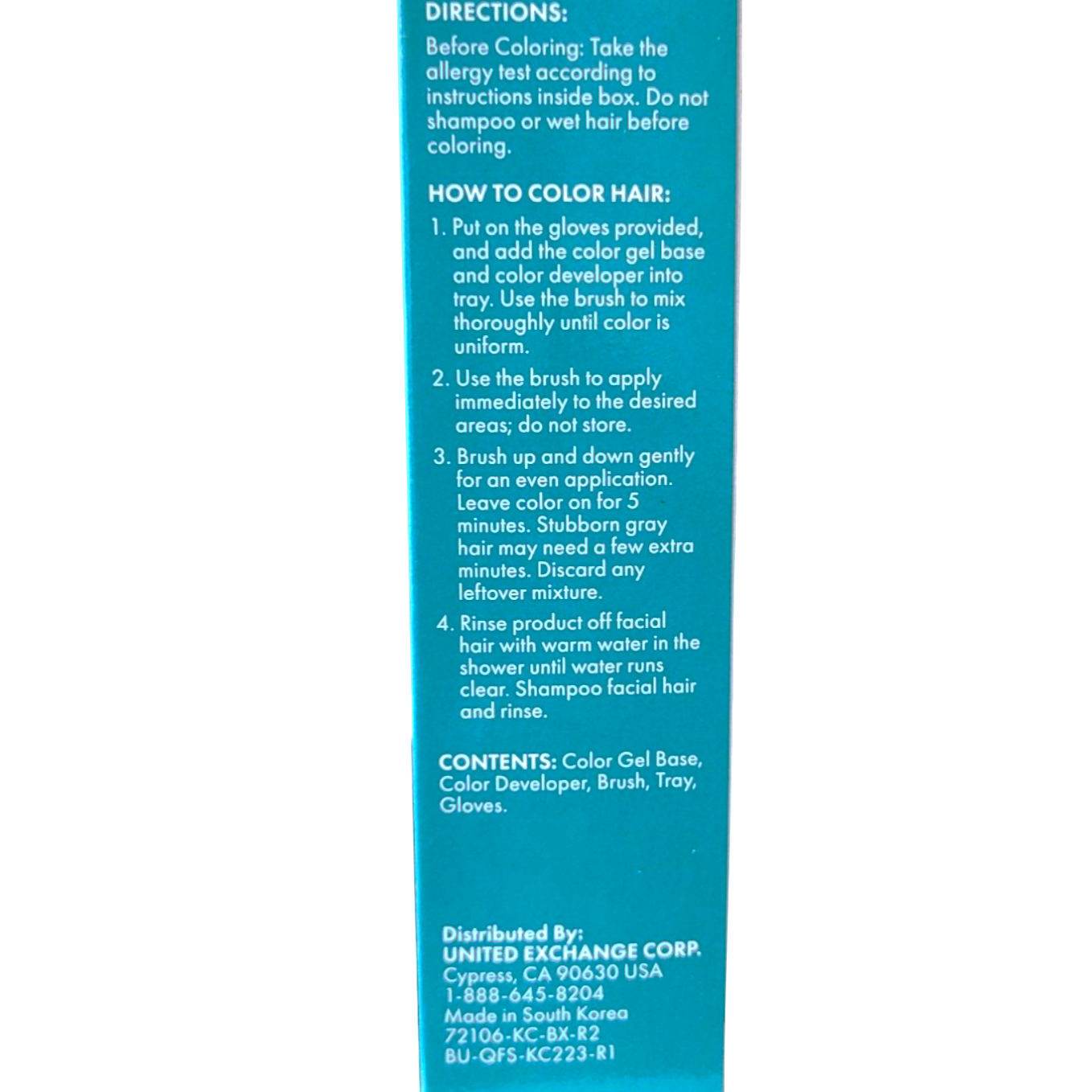 Men's Select 5-Minute Mustache & Beard Hair Color, Dark Brown - Image 3