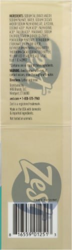 Zest Cocoa Butter & Shea Ingredients and Barcode Panel